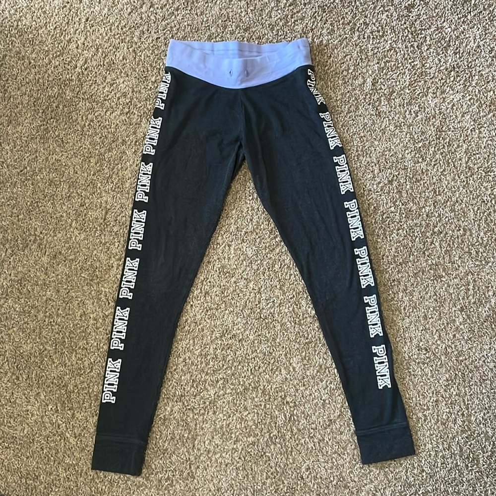 Pink yoga pants